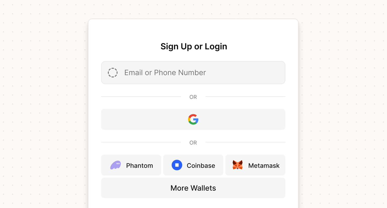 Para sign-in modal
